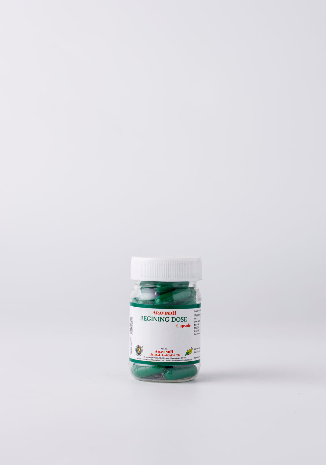 Usage Instructions for Beginning Dose Capsule