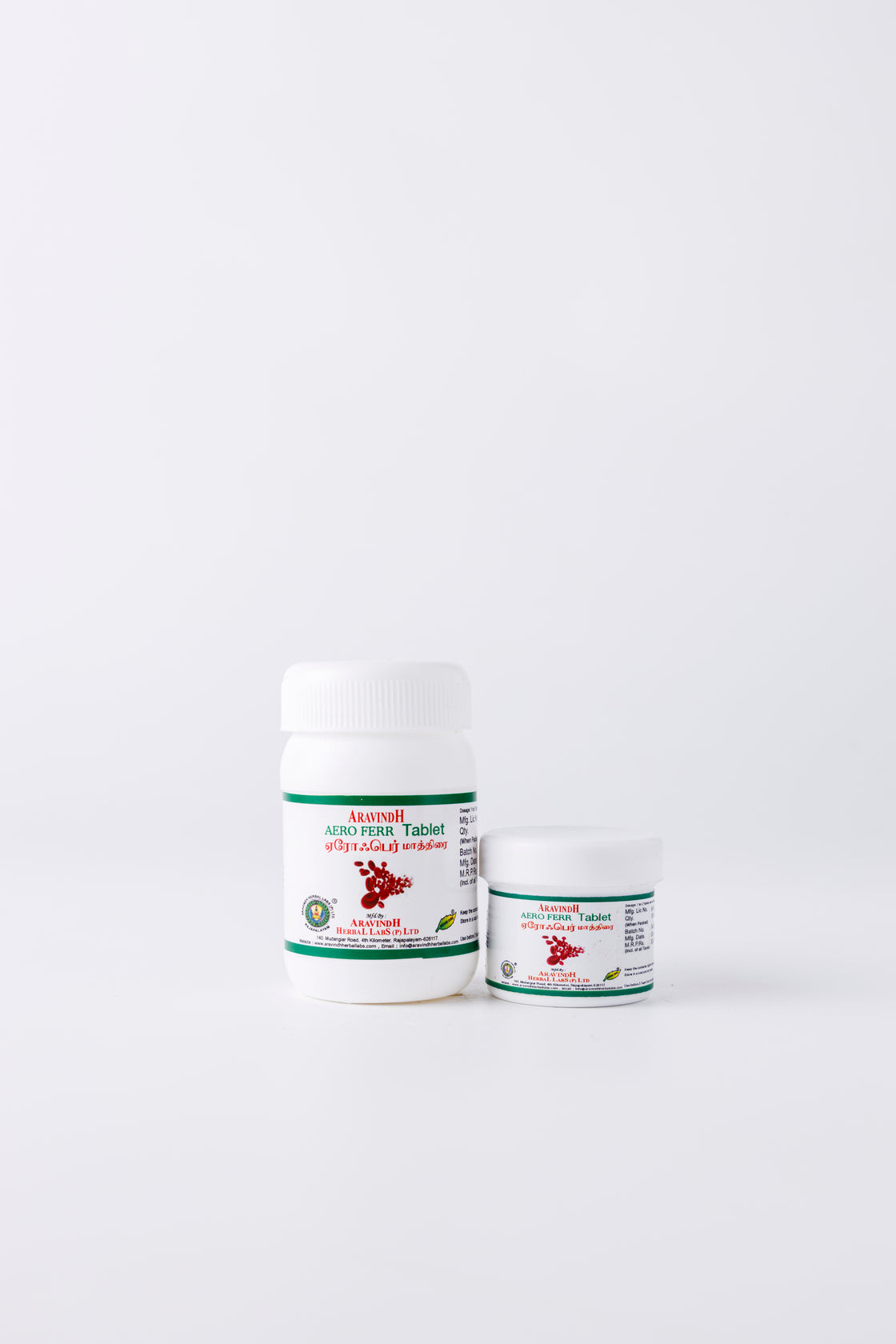 Aeroferr Tablets - Siddha proprietary Medicine for Iron Deficiency