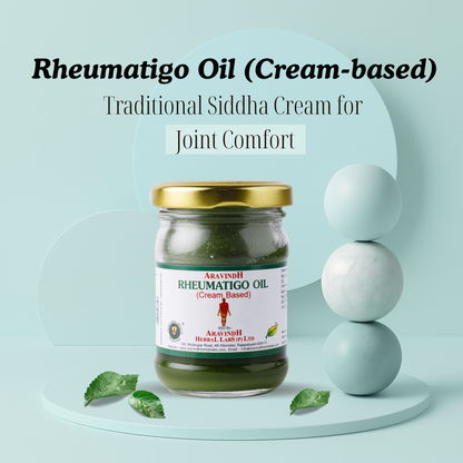 Rheumatigo Oil (wax-based): Natural Siddha Support for Joint Comfort, Sprains & Muscle Ease