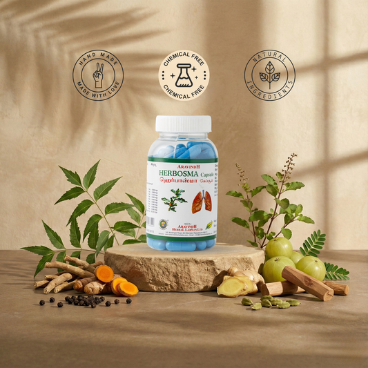 Herbosma Capsules – Natural Siddha Support for Respiratory Comfort