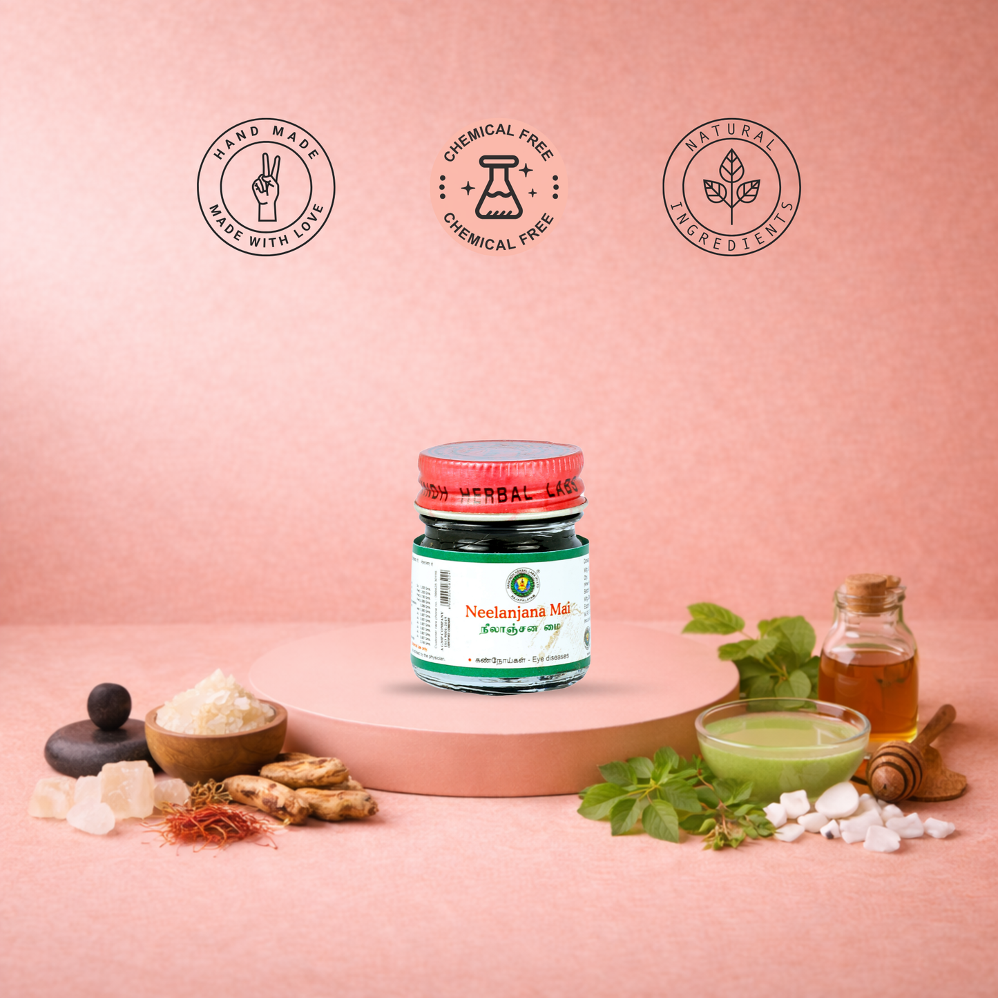Neelanjana Mai: Traditional Siddha Eye Salve for Eye Comfort and Care