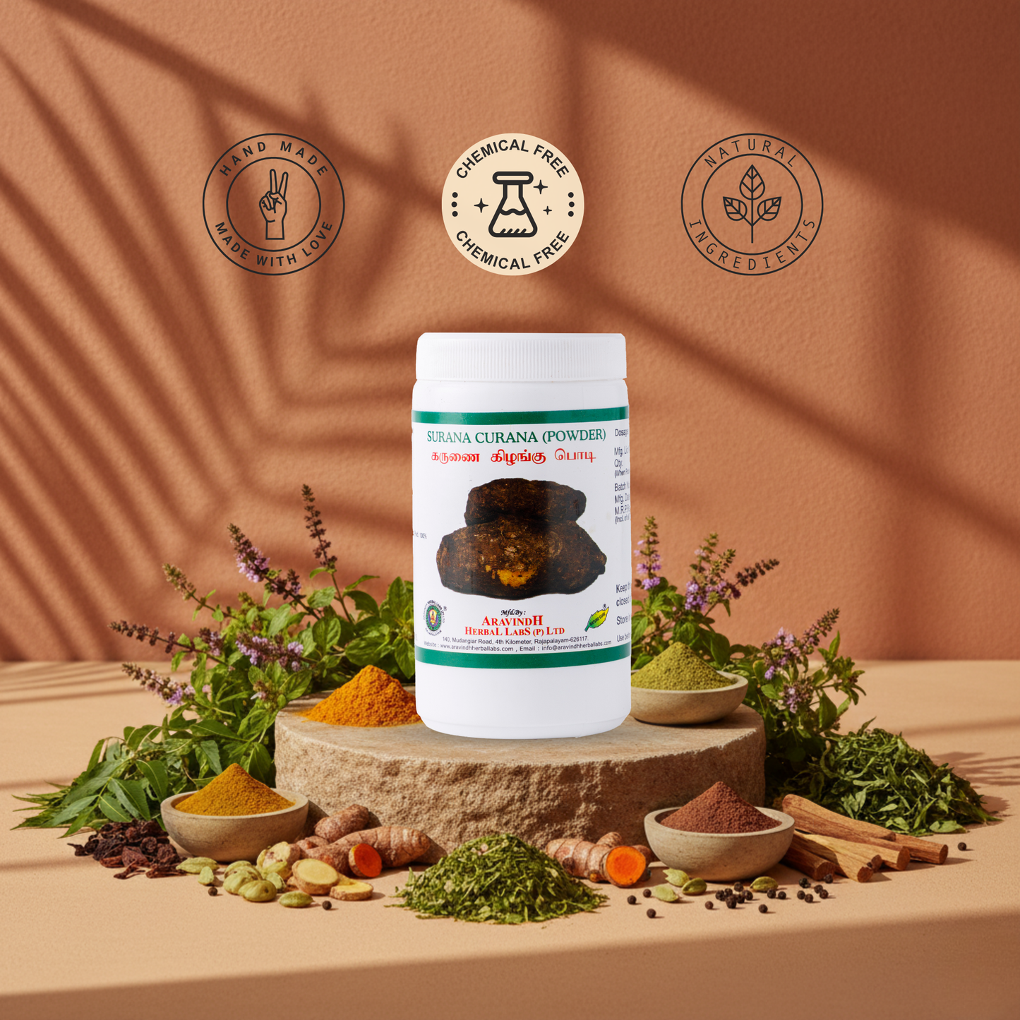 Enhance Bone Strength Naturally: Surana Curana (Karunai Podi)