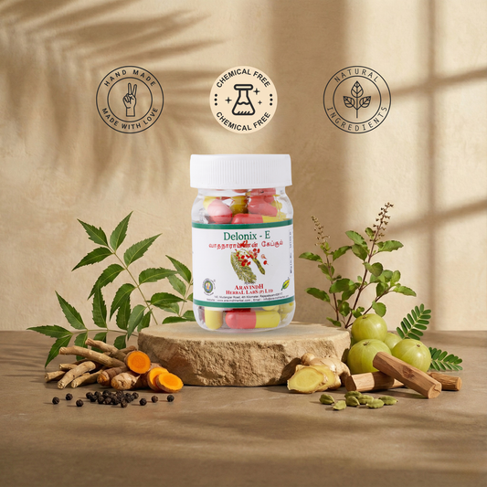 Support Joint Wellness Naturally with Delonix-E Capsules: A Siddha Approach to Vata Balance