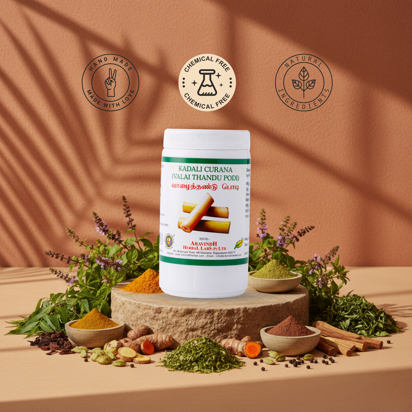 Valaithandu Podi: Ayurvedic Herbal Powder for Detoxification