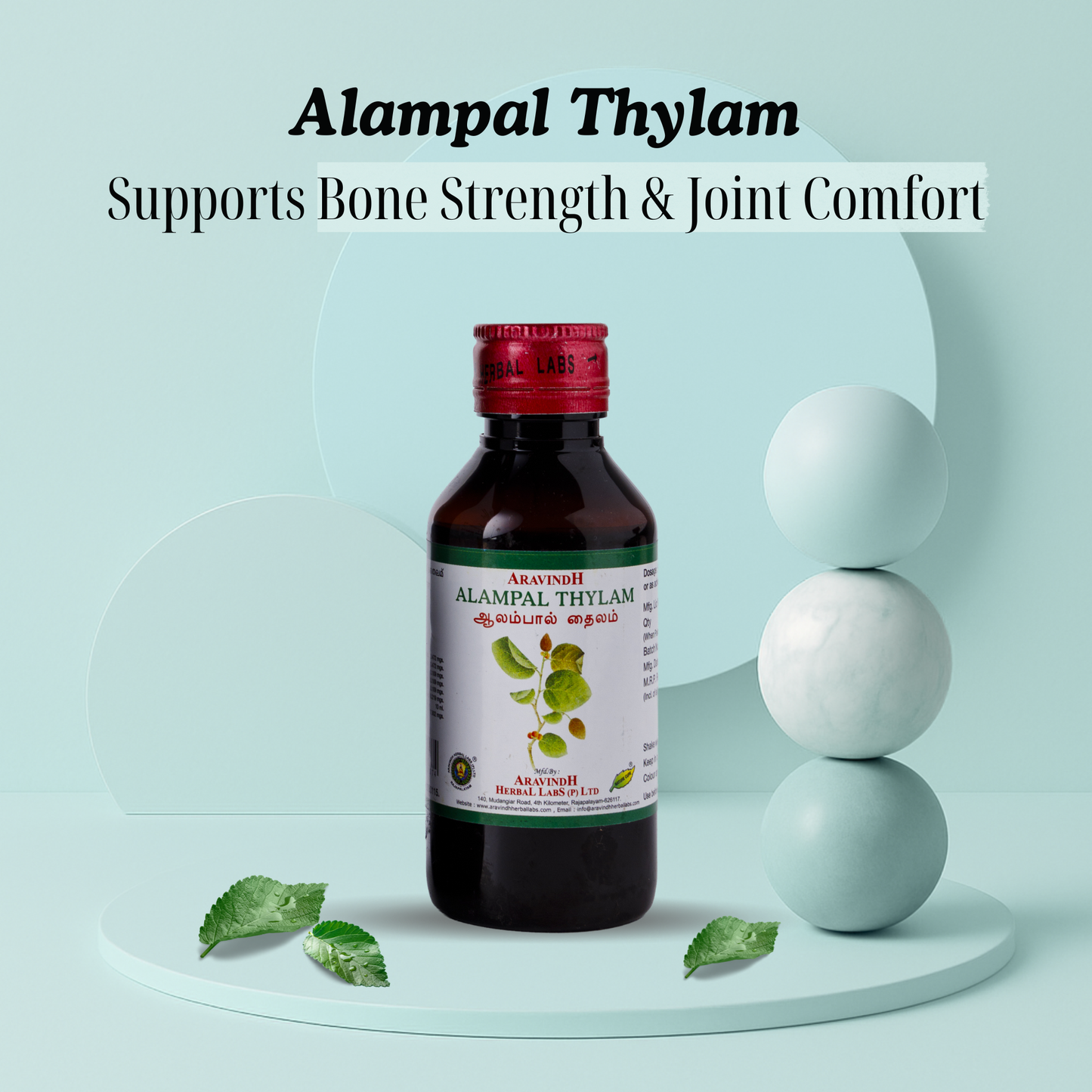 Alampal Thylam: Natural Siddha Support for Bone and Joint Wellness