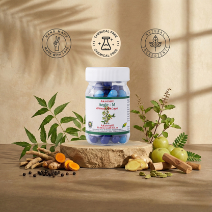 Aegle-M Capsules: Natural Siddha Support for Digestive Wellness and Urinary Comfort