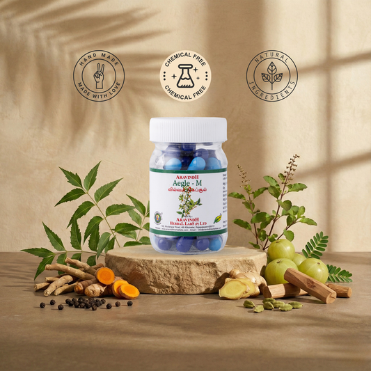 Aegle-M Capsules: Natural Siddha Support for Digestive Wellness and Urinary Comfort