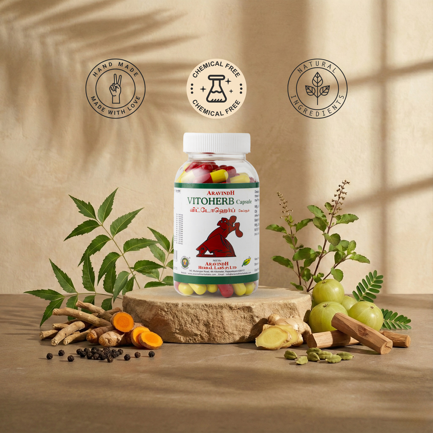 Vitoherb Capsule: Natural Herbal Support for Vitality and Wellness