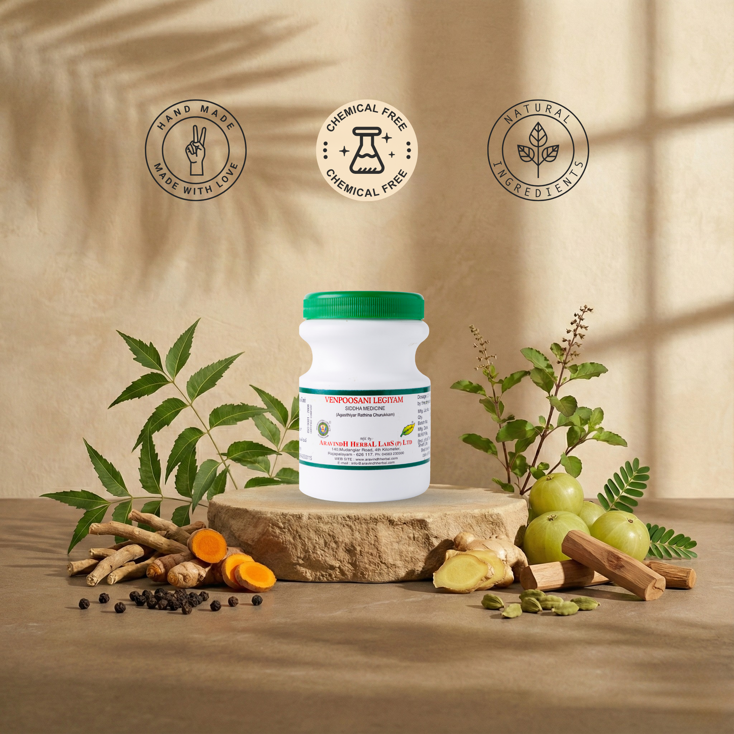 Venpoosani Legiyam: Authentic Siddha Support for Pitta Balance and Overall Vitality