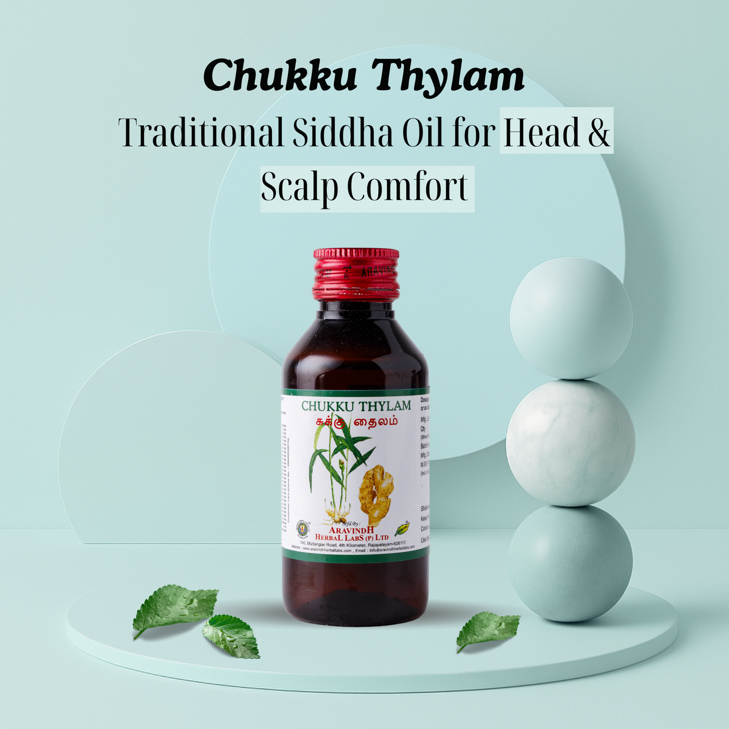 Chukku Thylam: Natural Siddha Support for Head Comfort and Ear Wellness