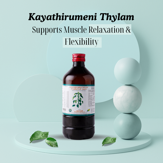 Kayathirumeni Thylam – Traditional Siddha Support for Muscle Comfort and Head Ease