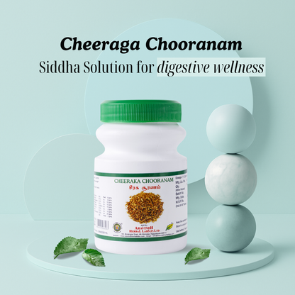 Cheeraga Chooranam: Siddha Solution for digestive tract disorder