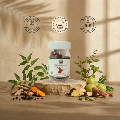 Aeroferr Capsule – Siddha Herbal Support for Iron Levels and Vitality