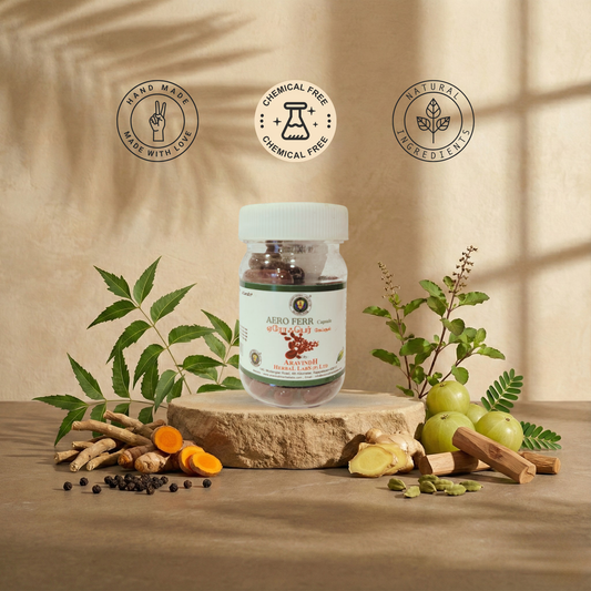 Aeroferr Capsule – Siddha Herbal Support for Iron Levels and Vitality