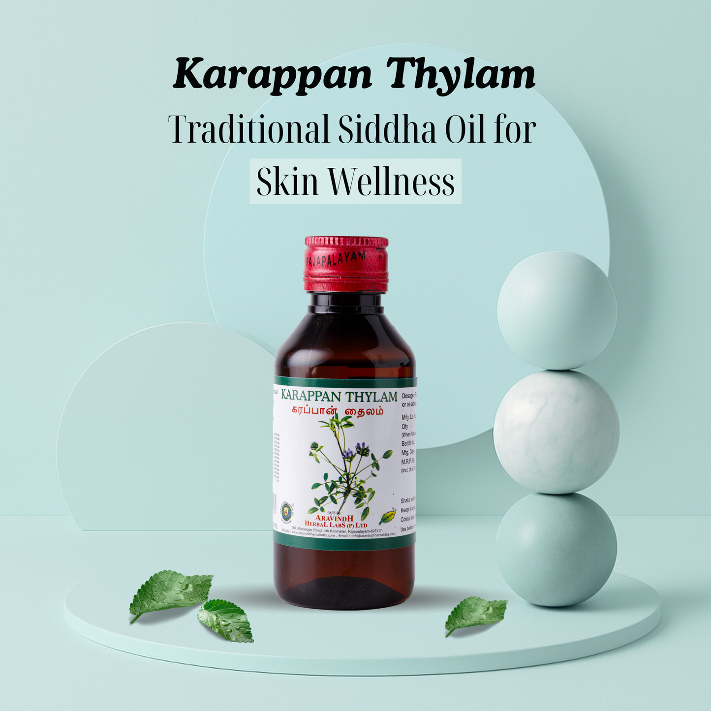 Karappan Thylam – Siddha Support for Skin Wellness