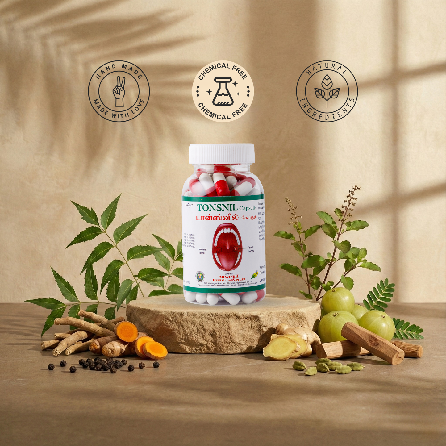 Tonsnil Capsule: Natural Siddha Support for Throat Wellness and Immunity
