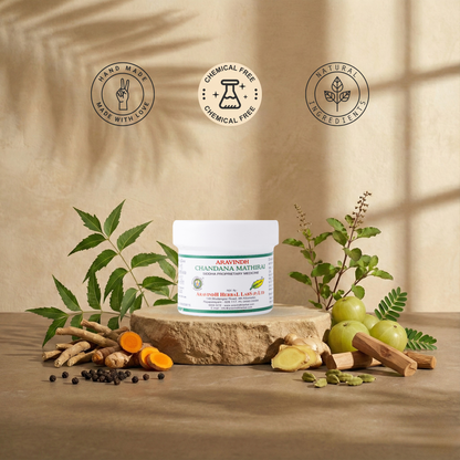 Sandal Tablet: Traditional Siddha Cooling Support for Summer Heat Balance