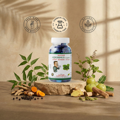 Aerosinus Capsules: Siddha Support for Sinus Comfort and Respiratory Wellness