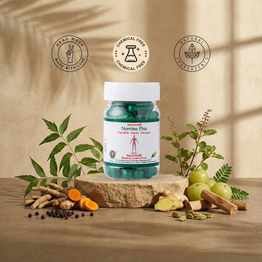 Nervine Plus Capsule: Natural Siddha Support for Nerve Wellness and Vitality