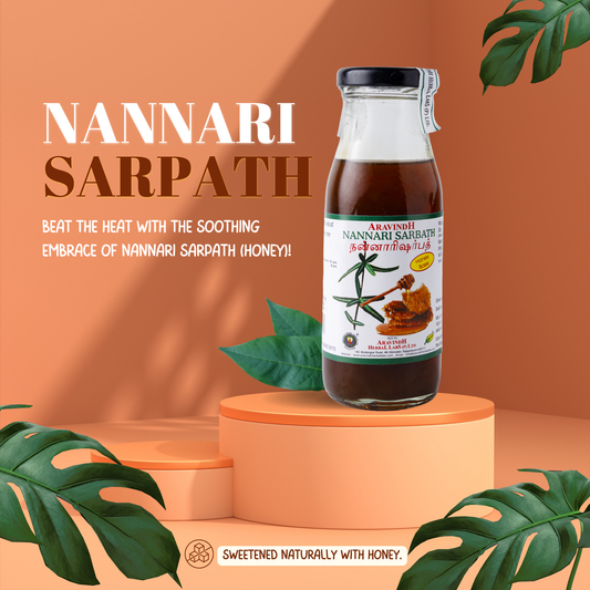Experience Cool Serenity with Nannari Sarpath (honey)- Nature's Refreshing Elixir