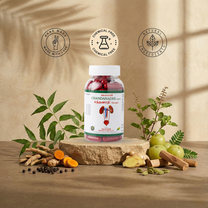 Chandanathi Capsule: Natural Siddha Support for Urinary Comfort and Body Heat Balance