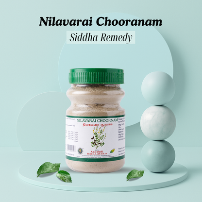 Combat Digestive Disorders Naturally with Nilavarai Chooranam - Siddha Remedy