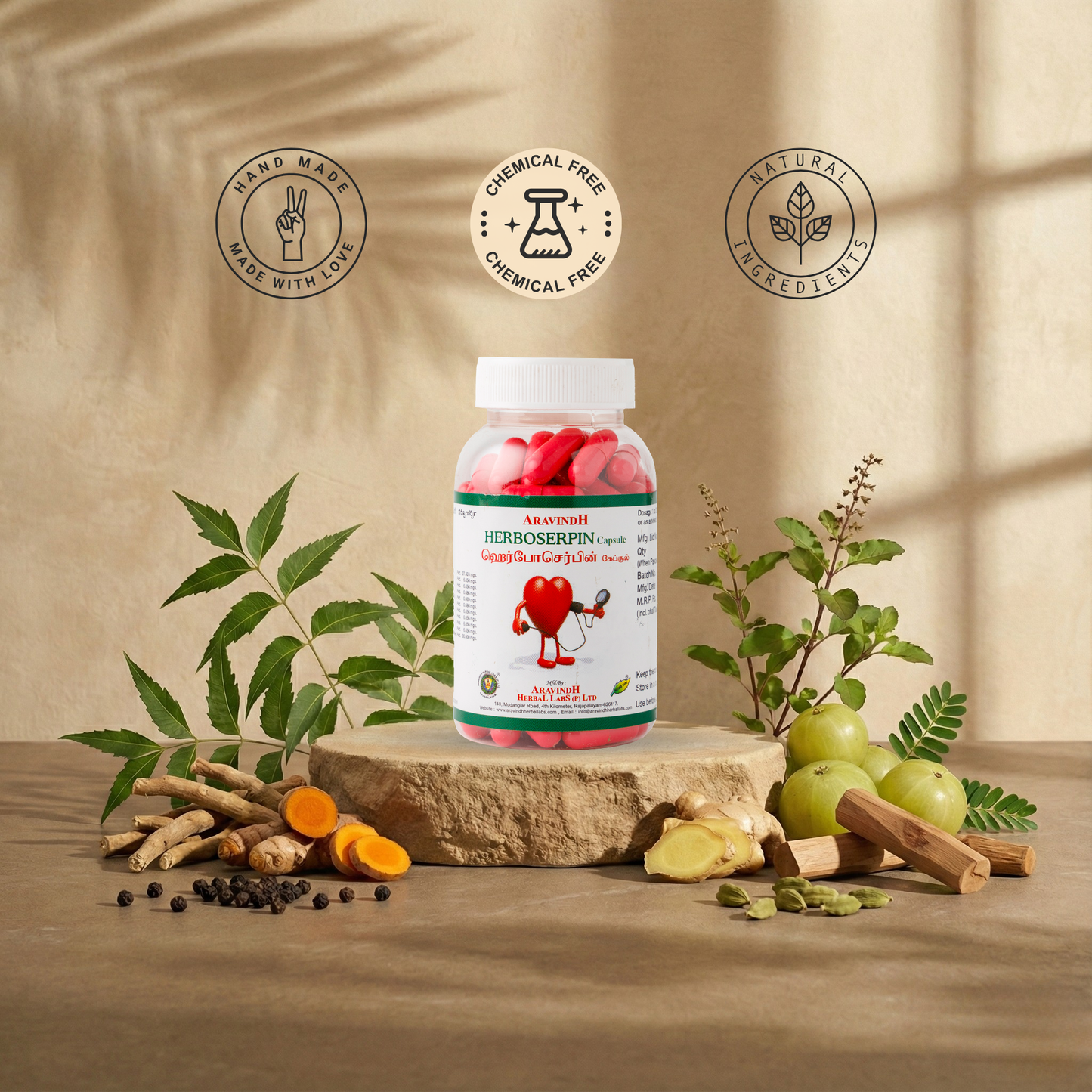Support Circulatory Wellness Naturally with Herboserbin Capsules