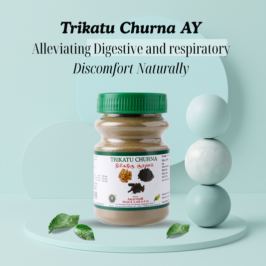 Trikatu Churna Ay: Traditional Ayurvedic Herbal Blend for Digestive and Respiratory Wellness