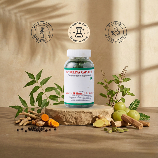 Support Immunity & Vitality with Spirulina Capsules: A Siddha Superfood for Enhanced Well-being