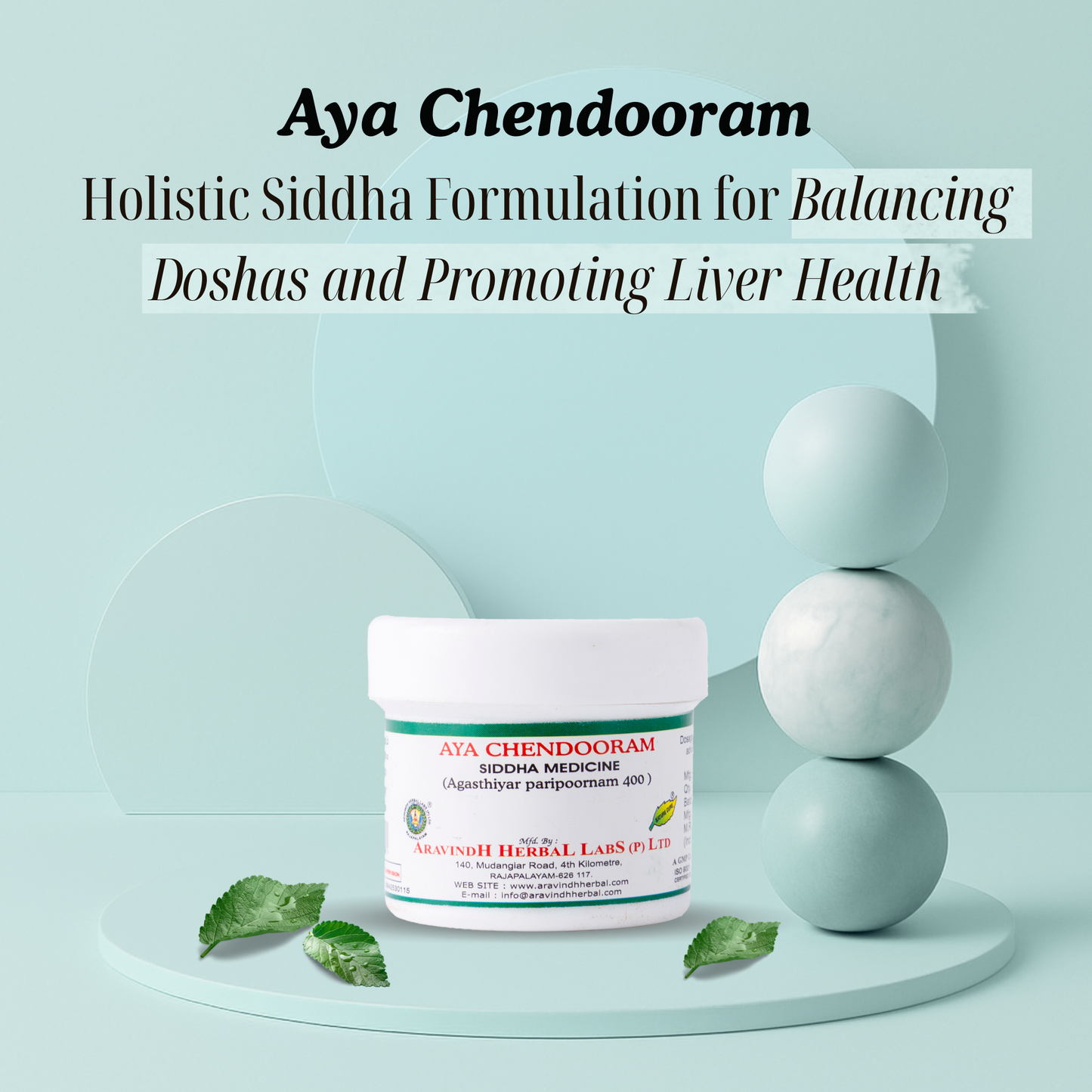 Aya Chendooram: Traditional Siddha Formulation for Dosha Balance and Overall Wellness