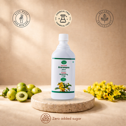 Avarampoo Juice – Traditional Siddha Herbal Support for Metabolic Balance