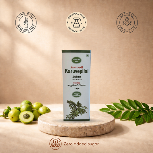 Improve Vision & Balance Body Heat with Karuveppilai Juice