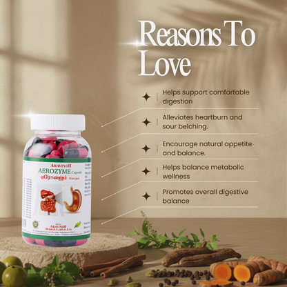 Aerozyme Capsule – Herbal Support for Digestive Comfort & Ease