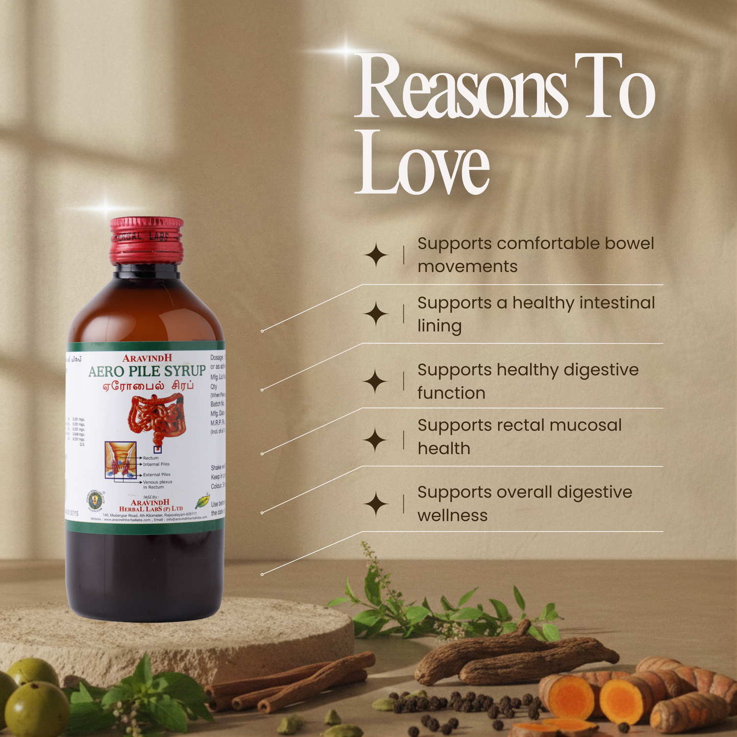 Support Anorectal Wellness Naturally with Aeropile Syrup