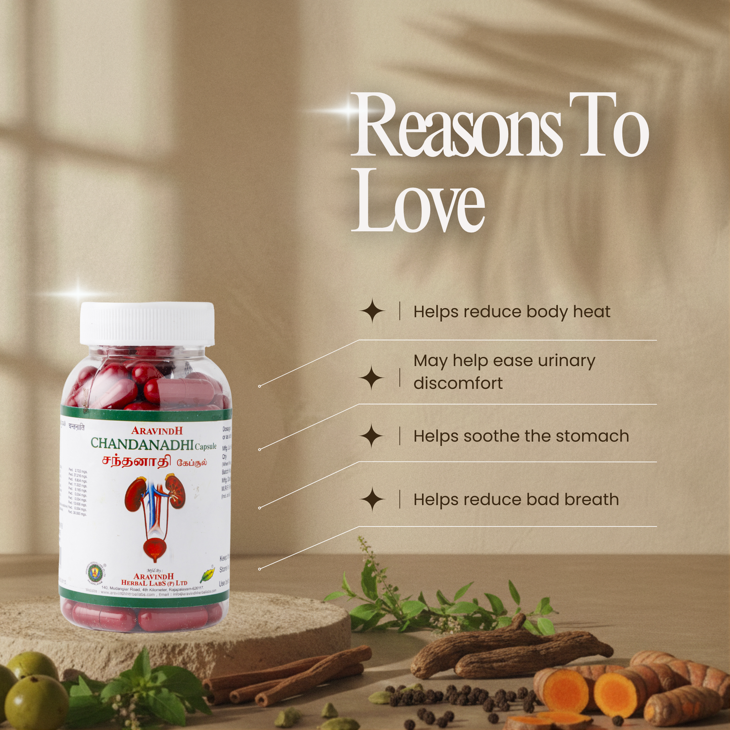 Chandanathi Capsule: Natural Siddha Support for Urinary Comfort and Body Heat Balance