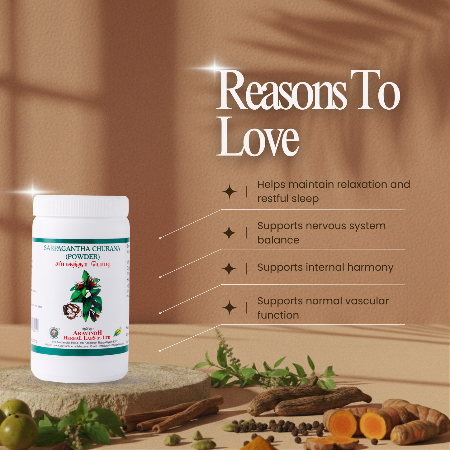 Sarpagandha Podi: Traditional Ayurvedic Support for Vascular Wellness