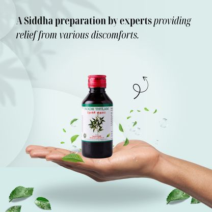 Nochi Thylam – Natural Siddha Support for Body Comfort, Seasonal Wellness and Respiratory Ease