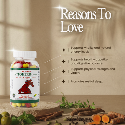 Vitoherb Capsule: Natural Herbal Support for Vitality and Wellness