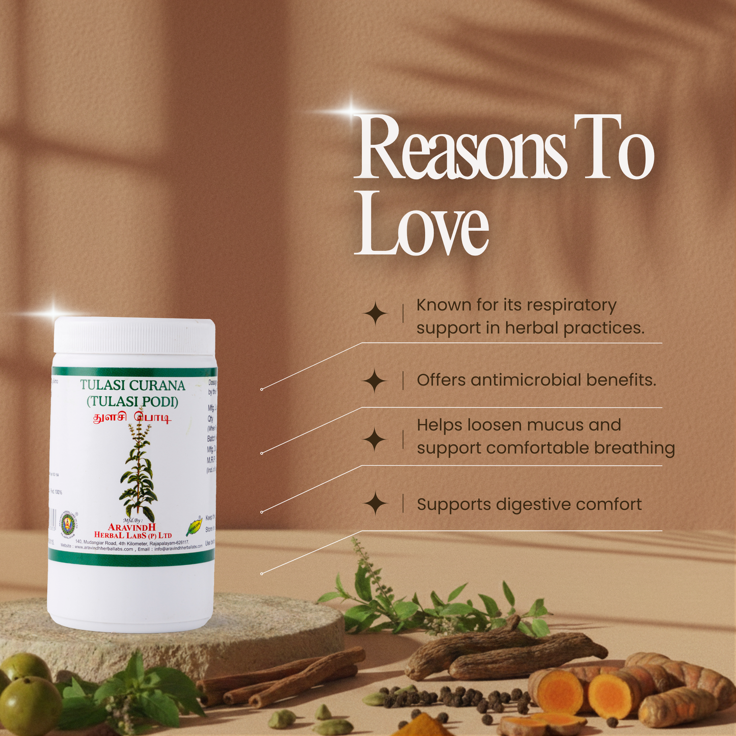 Thulasi Podi: Traditional Herbal Support for Immunity and Everyday Wellness