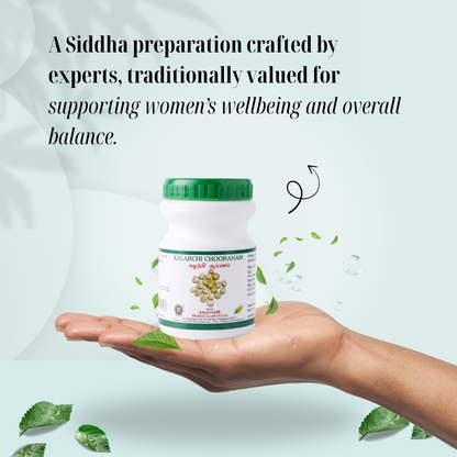 Kalarchi Chooranam: Siddha Support for Skin Wellness, Digestive Balance & Women's Vitality