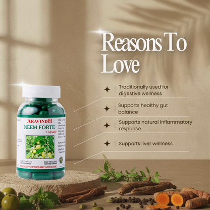 Support Everyday Wellness Naturally with our Neemforte Capsule