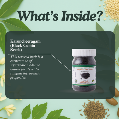 Upakuncika Churana (Karuncheeraga Podi): A Traditional Ayurvedic Formulation for Digestive & Respiratory Wellness