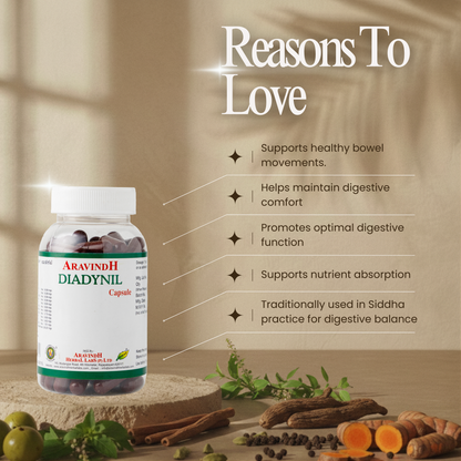 Diadynil Capsule – Siddha Herbal Support for Digestive Wellness