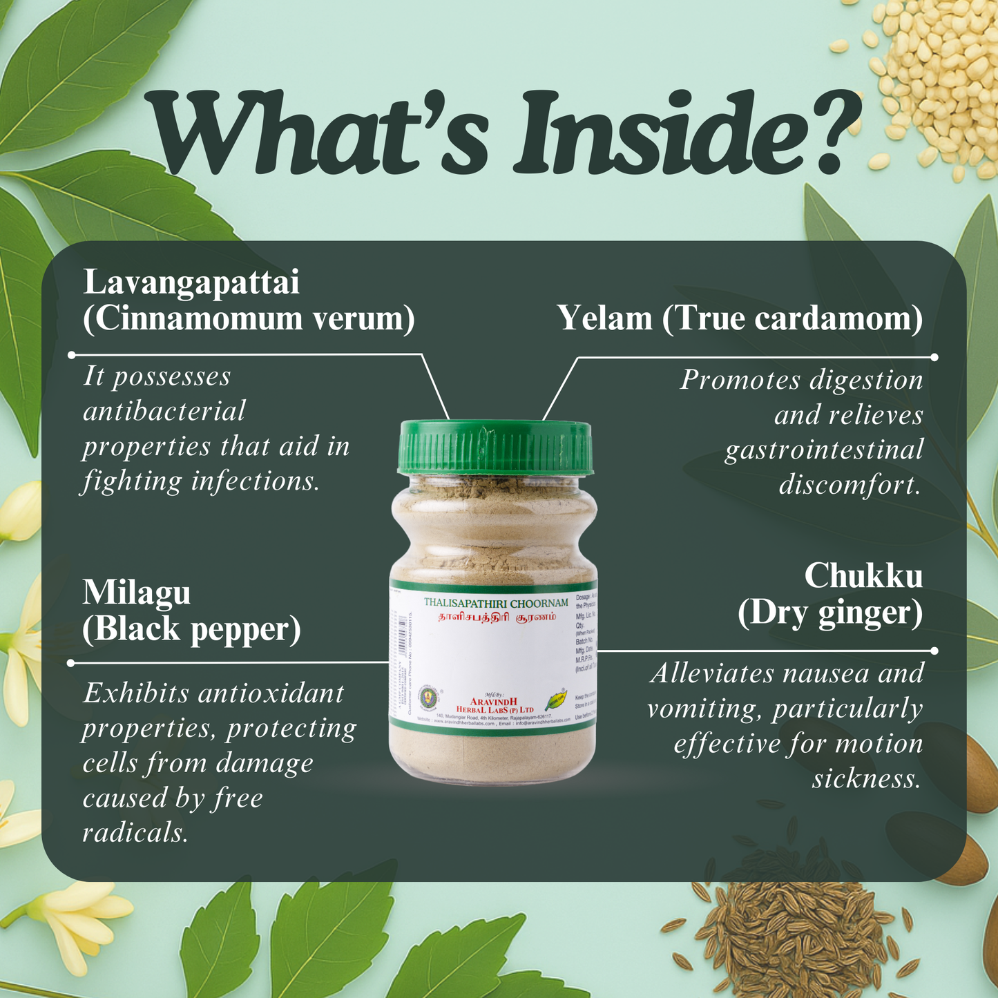 Thalisathi Chooranam: Traditional Siddha Herbal Blend for Respiratory and Digestive Wellness