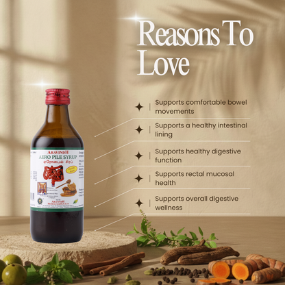 Support Anorectal Wellness Naturally with Aeropile Syrup (Honey)
