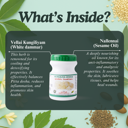 Kungiliya Vennai: Alleviate Body Heat & Soothe Inflammatory Conditions