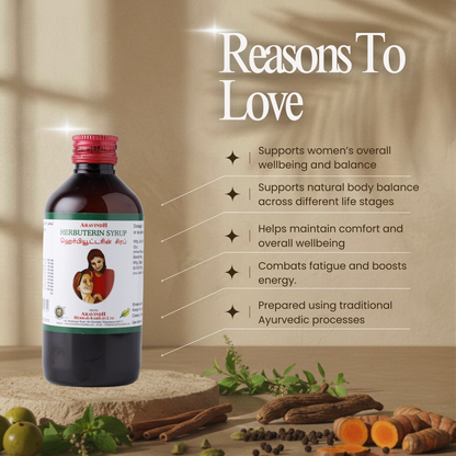 Herbutrin Syrup (Honey): Natural Siddha Support for Women's Wellness & Overall Vitality