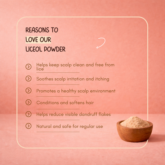 Liceol Powder: Traditional Herbal Scalp Care