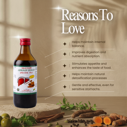 Reignite Your Appetite Naturally with Aeroliv Syrup (Honey): A Siddha Support for Digestive Harmony