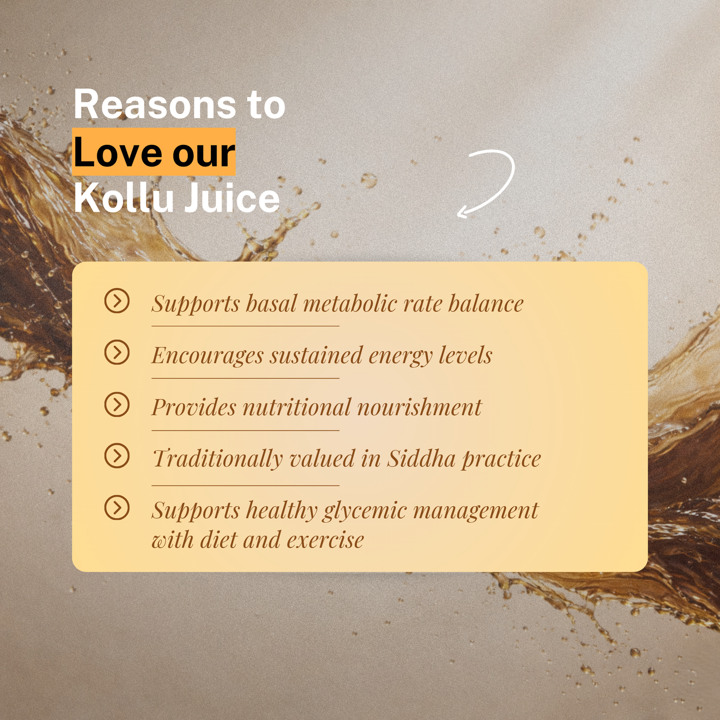 Kollu Juice - Support Active & Balanced Living with Siddha